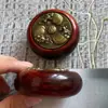 Pieza de mano de palo de rosa para dinero al por mayor ocho direcciones al dinero pieza de mano de sándalo palo de rosa retorcido pieza de mano Gankun
