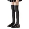 Calcetines hasta la rodilla para mujer, estilo otoño e invierno, calcetines de tubo largos, forrados de felpa, engrosados, calentitos, rodilleras de maternidad cálidas, calcetines hasta el muslo, calcetines largos para las piernas para invierno