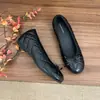 Zapatos planos sin cordones para mujer 2026 patrón de diamante nuevos zapatos de abuela primavera y otoño zapatos Mary Jane con lazo punta redonda estilo coreano