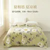 Popular Colcha de Verano Estampada Lavada de Algodón Fresca Hecha a Medida, Colcha Delgada de Aire Acondicionado para Verano, Colcha para Siesta en Dormitorio Estudiantil