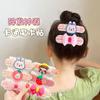 Pegatina para Cabello Corto de Niño Velcro de Dibujos Animados Cortos Diadema de Tela para Bebé Pegatina para Flequillo Flor Lazo Artefacto para Cabello Corto