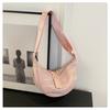Bolso bandolera para mujer, sencillo, nuevo, estilo coreano, a la moda, súper popular, informal, pequeño, de verano, estilo bandolera tipo bola de masa.