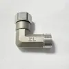 Liqin 4 pontos aço inoxidável tee móvel dentes internos e externos cotovelo móvel direto aquecedor de água tee de aço 6 pontos