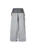 Calça de Moletom Patchwork Bolinhas Estilo Americano com Punho Unissex Solta Plissada Dança Jazz Perna Larga Reta Casual Tendência