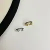 Nuevo Anillo de Cadena de Doble Capa con Diseño de Nicho para Mujer, Anillo Abierto Ajustable, Estilo Minimalista de Moda, Accesorio de Alta Gama
