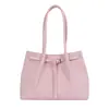 Estilo Coreano Cesta de Mano Tejida Texturizada de Nicho para Verduras Bolso para Mujer Verano 2026 Nuevo Bolso Tote de Gran Capacidad Bolso de Hombro para el Trabajo