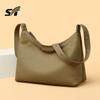 Nova Bolsa Tiracolo Tote de Grande Capacidade de Alta Qualidade, Bolsa Feminina de Couro Bovino de Primeira Camada, Luxo Leve, Fashion, Simples e Versátil Bolsa de Ombro