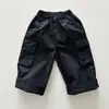 Pantalones Cargo Casuales para Niños 2026 Nuevas Llegadas Primavera/Verano Unisex Color Sólido Casual Versátil Cómodo Estilo Coreano Pantalones de Moda