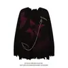 Suéter de Punto Suelto Transfronterizo Rasgado Otoño e Invierno Tops Cálidos Sueltos de Alta Gama para Hombres y Mujeres Estilo Americano Perezoso