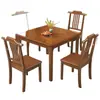 Mesa Cuadrada de Madera Maciza Cuadrada Habitación de Alquiler para el Hogar Mesa de Café Apartamento Pequeño Mesa Cuadrada para Comedor Mesa para Mesa de Mahjong y Ajedrez de Ocio