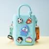 Bolsa de Silicona con Cremallera de Agujeros Bolso de Mano de Verano para la Arena Bolso de Agujeros Colorido Bolso de Playa DIY Bolso de Gelatina