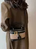 Bolso Pequeño Retro de Moda para Mujer de Comercio Exterior, Nuevo Bolso Caja Pequeño de Otoño e Invierno, Bolso de Hombro Cruzado Versátil