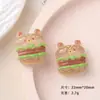 Accesorios de resina de dibujos animados DIY luminosos M pequeños de cuero pegamento de crema pinza para el pelo hecha a mano funda para teléfono móvil hebilla de zapato accesorios lote