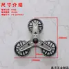Carretilla de seis ruedas con ruedas de goma, carretilla de mano, carro de equipaje, carretilla de mano plegable portátil, accesorios para ruedas