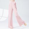 Roupas de Prática de Dança Clássica para Mulheres, Novo Estilo, Calça Reta Solta de Crepe Fluida, Traje de Estudante de Arte Chinesa, Calças de Dança para Performance