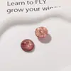 Pintura a Óleo Textura de Mármore Atmosfera Retrô Resina Meia Esfera Enfeites Adesivos DIY Brincos de Botão Brincos Chaveiros Acessórios