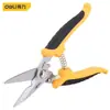 Deli Tools Tesoura Eletrônica para Cabos 7 polegadas Tesoura Elétrica Multifuncional Tesoura para Chapa de Alumínio Ferro DL2907