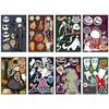 Noches de Terror Navideño Pegatinas Faciales Dibujos Animados Expresión Rara Pegatinas Rompecabezas Impermeables para Niños DIY Creativas Pegatinas Personalizadas