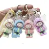 Llavero de Labubu Muñeco de Peluche Colgante Labubu Transfronterizo Colgante para Mochila Escolar Muñeco de Caja Sorpresa Labubu Flocado