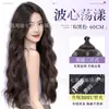 Peruca Feminina Longa Cabelo Artificial Três Peças Extensão de Cabelo Invisível Sem Marcas Cabelo Natural Volumoso Ondulação de Água Peça de Peruca