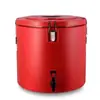 Cubo Aislante de Acero Inoxidable Puesto Comercial Cubo para Té de Leche Gran Capacidad Cubo para Hielo Cubo para Leche de Soya Cubo para Agua Abierta Cubo para Té Cubo para Sopa Nuevo