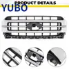 Yubo - Adecuado para parrilla de doble barra horizontal Ford F150 21-23 Ml3Z-8200-Fa, Ml3Z-8200-Fa