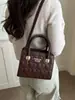 Bolso Pequeño Cuadrado de Color Sólido de Nicho para Mujer 2026 Bolso Cruzado de Cuero PU con Patrón de Diamantes Bolso de Hombro de Moda Tendencia para Mujer