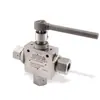 Válvula de Esfera Autoclave Parker - Série de 3 Vias: Abertura 3/8 polegada 3B6