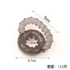 Anillo para pene para hombres, anillo de bloqueo físico dual, anillo para pene texturizado roscado, juguete sexual para adultos