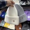 Sombrero Tejido de Pelo de Conejo Angora para Mujer Otoño e Invierno Estilo Coreano Moda M Estándar Doble Doblez Grueso Cálido Lana Japonesa Sombrero para el Frío