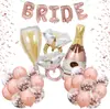 Amazon Casamento Balões de Letra para Noiva Festa de Despedida de Solteira Conjunto de Decoração de Casamento Festa da Futura Noiva