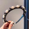 Nueva Celebridad de Internet Diadema de Perlas Trenza Diadema Pasador Mechones Sueltos Dios del Cabello Trenzado Perezoso Pasador Trenzado Presionado Cabello Lavado Facial Diadema