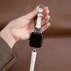 Adequado para Pulseiras Apple Watch S14 Couro Genuíno iWatch Gerações 1-12 Ultra4 Couro Doméstico Personalizado Metal em Forma de D