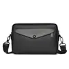 Nueva Bolsa Cruzada Individual Casual para Hombre Película de Cuero de Alta Calidad Impermeable Bolsa Cruzada Versátil para Viajes Diarios Deportes Portátil Ligera