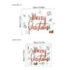 Cartas de Navidad Transfronterizas Copo de Nieve Conejo Pájaro Pegatinas para Ventana Pegatinas para Puerta Dormitorio Sala de Estar Decorativas Pegatinas de Pared Autoadhesivas