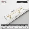 Manija de Cajón de Aleación de Zinc Estilo Francés, Manija de Puerta de Gabinete, Manija de Puerta de Armario, Herraje Minimalista de Lujo Ligero de un Solo Agujero