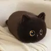 Gato Calicó Lindo, Gato Siamés, Gato Negro Juguete de Peluche, Muñeco de Gato con Forma de Pan, Animal de Peluche, Cojín de Confort