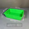 Caja de Plástico Rectangular sin Tapa para Artículos Varios, Cesta de Almacenamiento para Tornillos, Caja de Almacenamiento Colorida para Jardín de Infancia, Marco Pequeño para Fichas de Juego