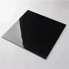 Azulejos cerámicos de color negro puro totalmente vidriados 800X800 azulejos de suelo blancos puros mate azulejos de suelo negros para proyectos de hotel y comerciales