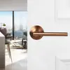 Manija de Puerta Oro Rosa Moderna Simple Acero Inoxidable Fundición de Precisión Puerta de Casa Puerta de Oficina Manija de Puerta Producto Estándar Australiano Se Puede Probar