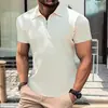 Suéter de verano 2024 nuevo de venta rápida Amazon Camisa POLO con cremallera polo deportivo para hombre fabricantes venta al por mayor