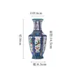 Ornatos Bogu Decorativos Jingdezhen Suporte Bogu Flor Colorida Varanda Sala de Estar Cerâmica Cerâmica Cerâmica Esmalte Arranjo de Flores Chinês Seco