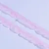 Adorno de Encaje Elástico de Volantes de Colores de 1.7 cm para Decoraciones de Abanicos, Cinta Elástica Decorativa Hecha a Mano DIY para Etiquetas de Nombre Lolita