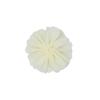 Flor de chiffon estilo coreano costurada à mão flor de cor sólida plana feita à mão faixa de cabelo infantil acessórios de cabelo sapatos e chapéus acessórios de vestuário flor