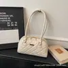 Bolsa de Ombro Feminina com Padrão de Treliça de Diamante 2026 Nova Tendência Primavera Verão Popular Moda High-End para o Dia a Dia Bolsa de Ombro Única Bolsa de Mão