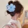 Pinza para el Cabello de Flor de Rosa Nube Súper Hada para Mujer, Nuevo Estilo de Alta Gama 2026, Pasador para la Parte Posterior de la Cabeza, Pinza para Moño, Pinza de Tiburón
