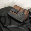 Bolsa de Ombro Masculina Retro Nova Marca da Moda Casual Jovem Bolsa Mensageiro Bolsa Transversal para Casal Bolsa Quadrada Pequena para iPad