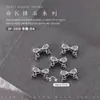 Joyería de circón para arte de uñas Arco de media luna francesa Diamante completo Amor Taladro en forma de V Circón plano Decoración tridimensional para uñas