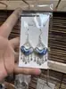 Pendientes de Pieza Bordada Vintage Bordados a Mano de Estilo Étnico de Moda, Colgantes de Oreja Pequeños Cortos con Borlas, Joyería de Plata Miao de Yunnan para Mujeres