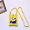 2024 Bolsa de Mão Mini de Tricô Guofeng Panda Bolsa de Celular Fashion Guofeng Bolsa de Ombro Bolsa Casual Versátil